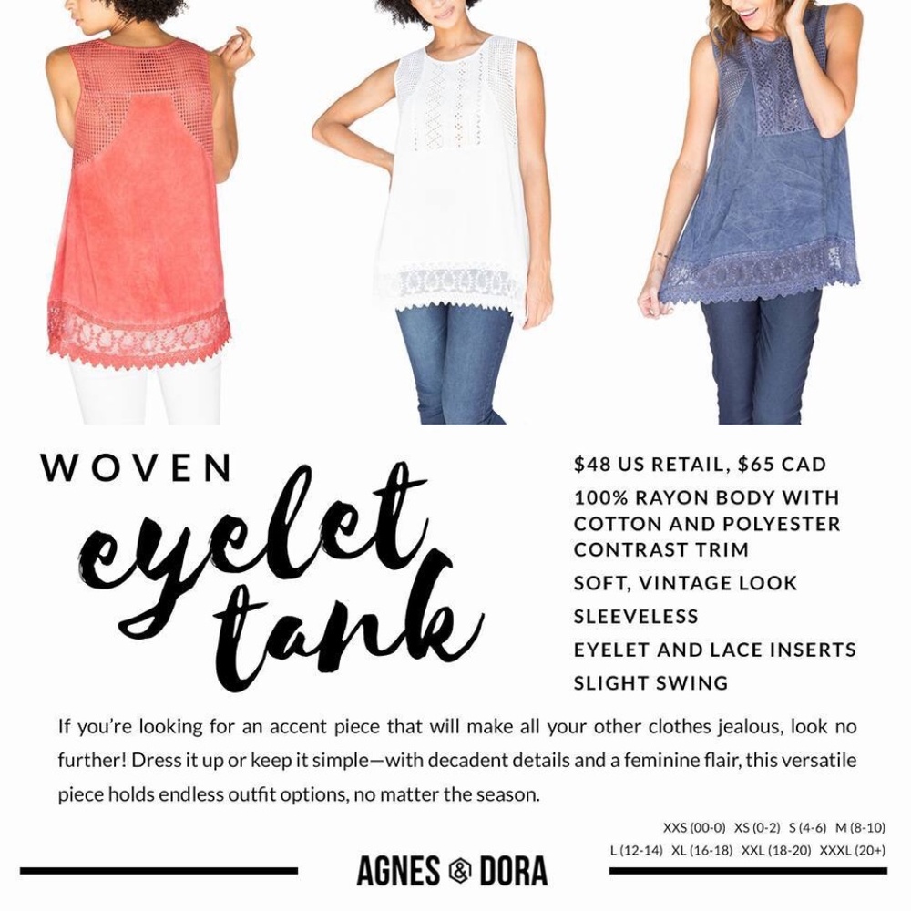 Eyelet tank